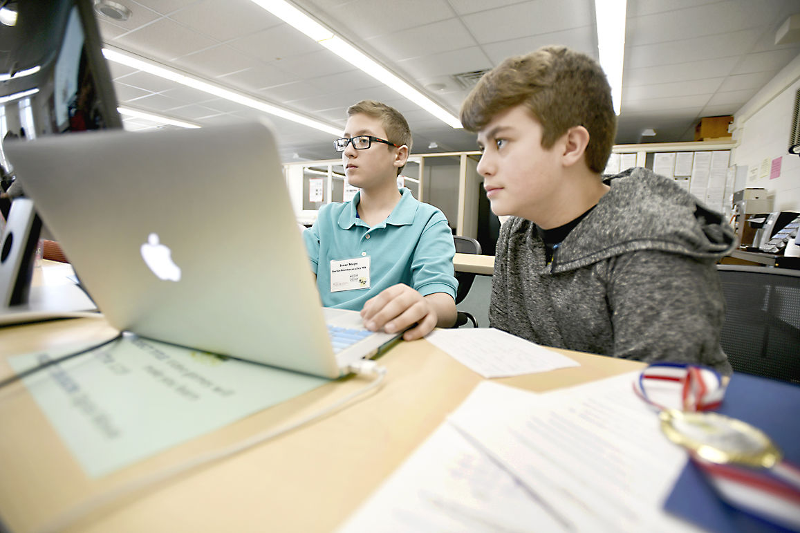 Berlin students Isaac Slope and Michael Cary